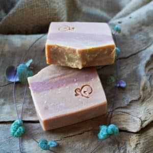 Sake Lees Soap creamy natural bar close-up