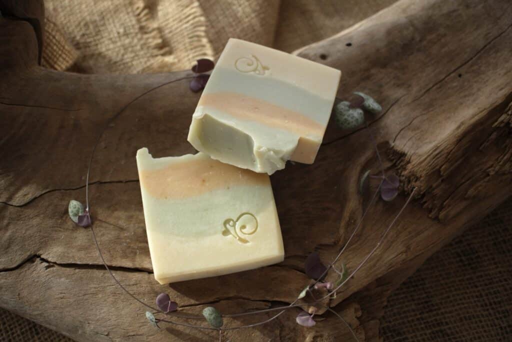Handmade aloe vera soap for sensitive skin with gentle hydration